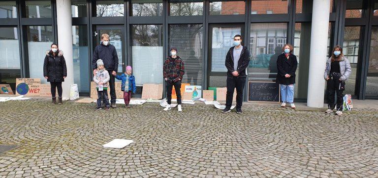 Fotos von der Klima-Demo Bünde