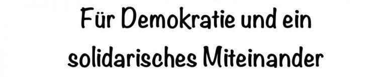 Gemeinsame Erklärung zu den „Montags-Spaziergängen“ in Bünde